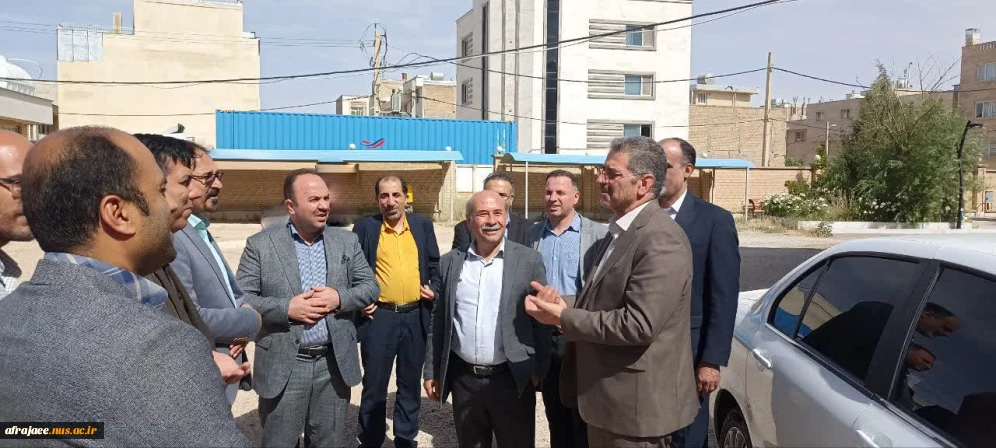 حضور ریاست محترم دانشگاه ملی مهارت